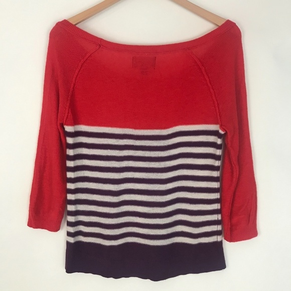 Wool blend scoop neck sweater - Picture 2 of 6